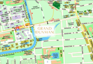Grand Dunman Location Map
